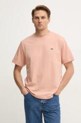 Lacoste pamut póló narancssárga, férfi, sima, TH7318 - narancssárga XL