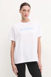 P. E Nation pamut póló Aero SS Tee női, fehér, 243T329 - fehér XS