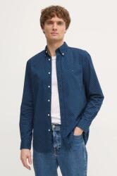 Tommy Hilfiger pamut ing férfi, legombolt galléros, sötétkék, regular, MW0MW37554 - sötétkék S