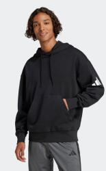 Adidas felső Essentials fekete, férfi, sima, kapucnis, JF3587 - fekete L