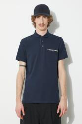 Barbour pamut póló Corpatch Polo sötétkék, sima, MML1071 - sötétkék M
