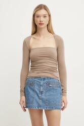 Abercrombie & Fitch hosszú ujjú női, bézs, KI139-4893 - bézs L
