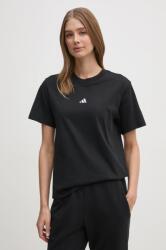 adidas t-shirt Essentials női, fekete, JC5943 - fekete XS