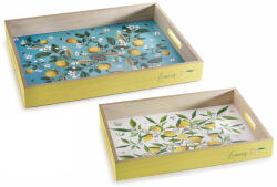 Decorer Set 2 tavi decor Lamai 40x30x5 cm, 35x25x4.5 cm (A51.52.07) Tava