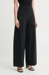 A. L. C A. L. C. nadrág női, fekete, magas derekú széles, 2PANT01134 - fekete 34