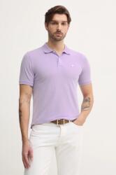 United Colors of Benetton poló lila, férfi, sima, 3WG9U301Z - lila S