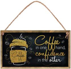 Simetro Табелка Simetro - Coffee In One Hand, Confidence In The Other (20120)