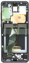 Samsung Üveg és LCD képernyő Samsung Galaxy S20 Plus / S20 Plus 5G / SM-G985 / SM-G986, eredeti, fekete (19608)