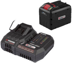 PARKSIDE Performance 12 Ah SMART akku és töltő SZETT PAPS 2012 A1 20V 12Ah Bluetooth Li-ion akku + PLGS 2012 A1 300W okos akkutöltő (PAPS_2012_PLGS_SZETT)