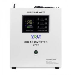 VOLT Polska SINUSPRO hibrid off-grid szolár inverter 1500S/12V MPPT 40A