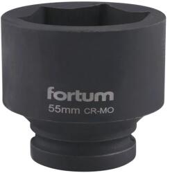 Fortum gépi (impakt) dugófej 3/4", 55mm, L 70 mm, feketített, FORTUM (4703055) - gudebolt