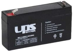 UPS Power MC1.3-6 6V 1.3Ah zselés akkumulátor (MC1.3-6) - aruhaz