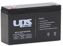 UPS Power 6V 12Ah zselés akkumulátor (MC12-6) (2192)
