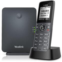 Yealink W71P DECT bázisállomás és kézibeszélő, 1, 8"-os fekete-fehér kijelző, akár 10 kézibeszélővel (W71P)