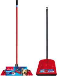 Vileda gumisörtés partvis hosszúnyelű szemeteslapáttal, 130cm-es nyéllel