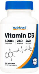 Nutricost Vitamin D3 1, 000 IU (240 Capsule moi)
