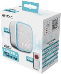 Avide Entac Elemes Ajtócsengő 3xAA nem tart, Elemes IP44 Adókészülékkel 1xCR2032 tart (EDB-BO-44)