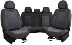 Seat Exeo Triton Méretezett Üléshuzat Bőr/Arcantara -Szürke/Szürke- Komplett Garnitúra (c-01-sz-SEAT-EXEO)