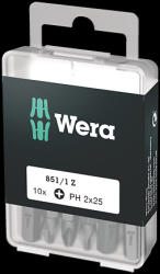 Wera behajtóhegy ph1x 25 10db/cs 851/1 z (05072400001)
