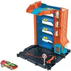 Mattel Hot Wheels City: Set de șine de bază - Garaj de parcare City