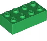 LEGO® 3001c6 - LEGO zöld kocka 2 x 4 méretű (3001c6)