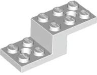 LEGO® 11215c1 - LEGO fehér fordító lap 5 x 2 x 1 1/3 méretű 2 lyukkal (11215c1)