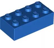 LEGO® 3001c7 - LEGO 2 x 4 kocka, kék (3001c7)