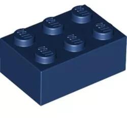 LEGO® 3002c63 - LEGO sötétkék kocka 2 x 3 méretű (3002c63)