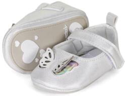 Sterntaler Summer Baby Booties - Cu fluturi, mărimea 15/16, 4-6 luni, alb (2302300-500)