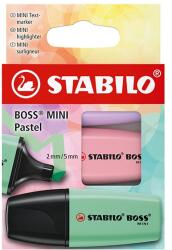 STABILO Szövegkiemelő készlet STABILO Boss Mini Pastel 3 darabos 07/3-2-03 (07/3-2-03)