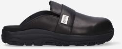 Suicoke șlapi de piele x Tom Wood bărbați, culoarea negru 316LTW. LTW-BLACK 99KK-KLM02P_99X (316LTW.LTW)