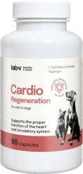  LAB-V LAB-V Cardio Regeneration - A szív és a keringési rendszer megfelelő működésének támogatása kutyák és macskák számára 90 kapszula
