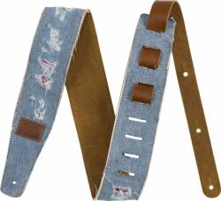 Fender Wrangler Ripped Paisley Denim Strap Textil gitár heveder Indigo (0990638011)