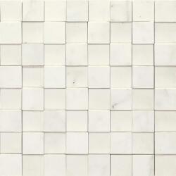 Marazzi Gresie portelanata, cu efect de marmura, Marazzi Allmarble Statuario MMPU Allmarble Mosaico Statuario 3D Mat/Lux (MMPU Allmarble Mosaico Statuario 3D Mat/Lux)