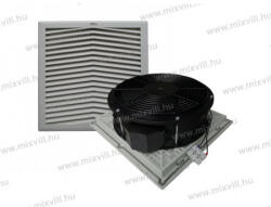 OMU system Szekrény szellőző ventilátor 60W, 200x200x60mm filterrel Omu system FAN-255/200