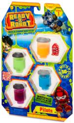 Ready2Robot Set figurina si slime Ready2Robot - Pilot Style 4, Seria 1 (554035E5C)