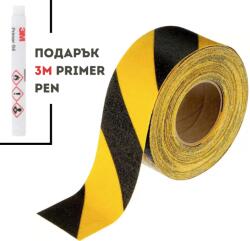 3М Science Applied to Life Противоплъзгаща сигнална лента 3M Safety-Walk 613 черно-жълта (7100378168)