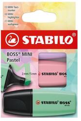 STABILO Szövegkiemelõ készlet STABILO Boss Mini Pastel 3 darabos (07/3-2-03) - tonerpiac