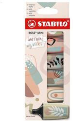 STABILO Szövegkiemelõ készlet STABILO Boss Mini Naturevibes 6 darabos (07/06-31) - tonerpiac