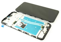 Motorola Moto G53 Előlap keret+LCD Kijelző+Érintőüveg, Fekete (5D68C22150) Service Pack