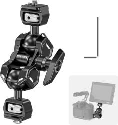 NEEWER 3/8"-1/4" Rögzítő Bilincs Adapter & Dupla-Gömbfej Magic Arm (UA011) (10102150)