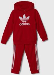 adidas Originals gyerek melegítő HOODIE SET piros, IY4787 - piros 128