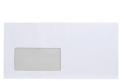 BLUERING Boríték LA4 szilikonos bélésnyomott bal ablak 45x90mm 110×220mm B20A15 Bluering® fehér (DBORLA4SZBA4590) - tintasziget