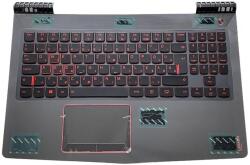 Lenovo Legion Y520 Y520-15IKB R720-15IKB piros háttérvilágítással (backlit) szürke (gray) burkolattal (topcase) touchpaddel magyar (HU) laptop/notebook billentyűzet gyári