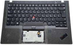 Lenovo ThinkPad X1 Carbon 6th Gen 01YR545 series háttérvilágítással (backlit) fekete burkolattal (topcase) fekete magyar (HU) laptop/notebook billentyűzet gyári