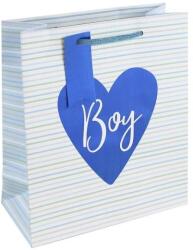 Eurowrap ajándéktasak (21, 5x25x10 cm) Baby, Its a boy, világoskék (5) (35447-3C)