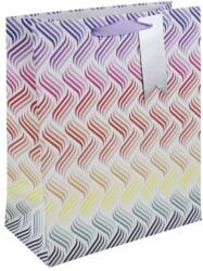 Eurowrap ajándéktasak (26, 5x33x14 cm) pasztell hullámos (5) (34813-2C)