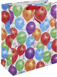 Eurowrap ajándéktasak (26, 5x33x14 cm) színes lufis (5) (34810-2C)