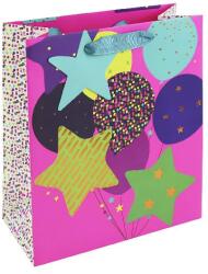 Eurowrap ajándéktasak (21, 5x25x10 cm) neon lufis (5) (35531-3C)
