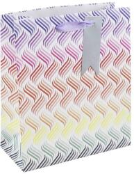 Eurowrap ajándéktasak (21, 5x25x10 cm) pasztell hullámos (5) (34813-3C)